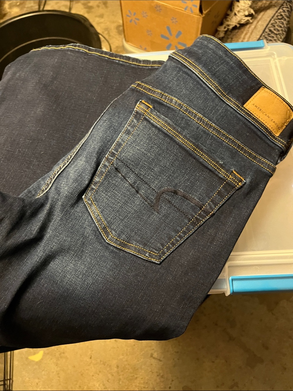American Eagle Outfitters Dark Indigo Slim Men’s Jeans